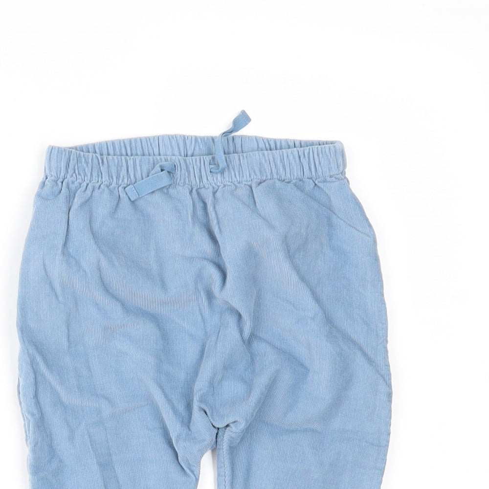 NEXT Boys Blue  Corduroy Jogger Trousers Size 12-18 Months