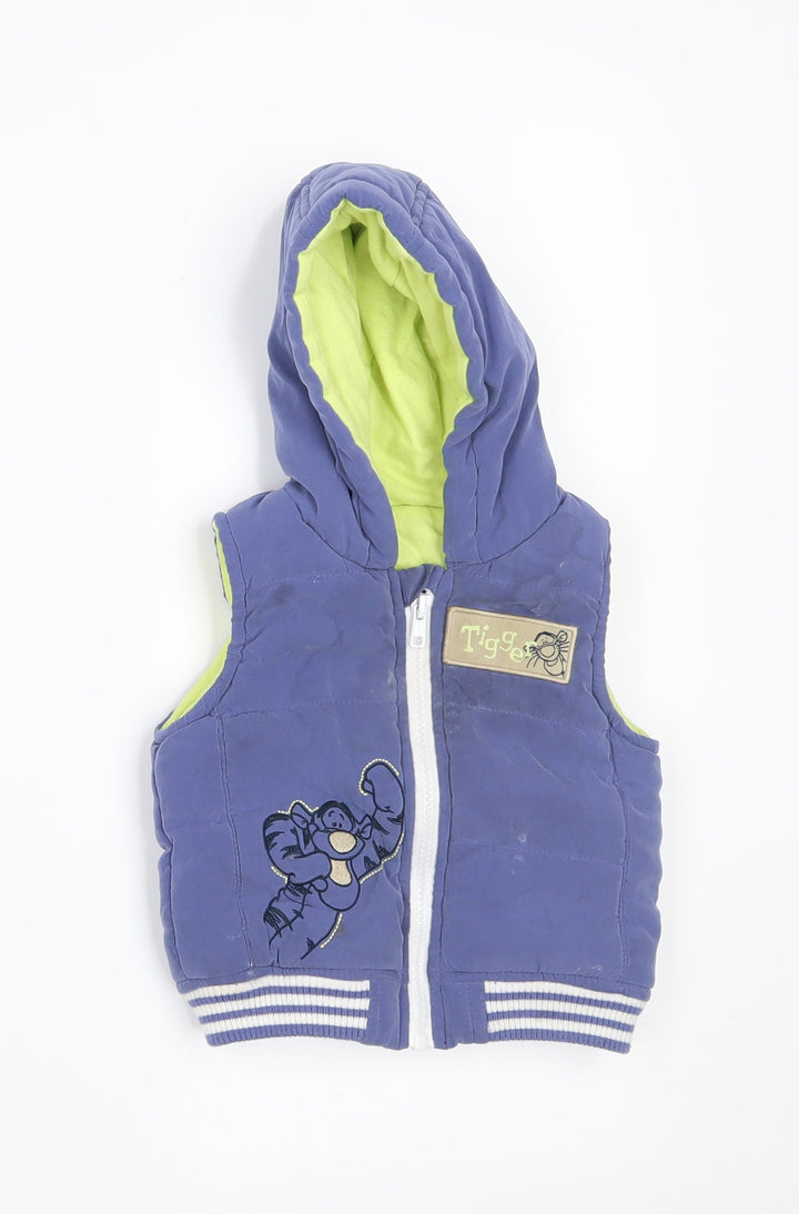 George Boys Blue Gilet Waistcoat Size 6-9 Months