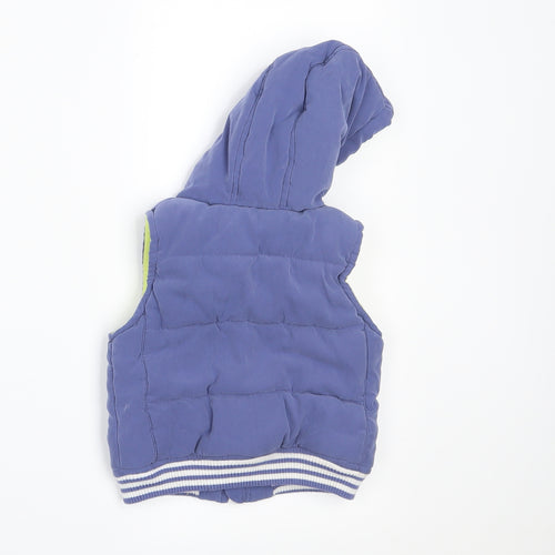 George Boys Blue   Gilet Waistcoat Size 6-9 Months