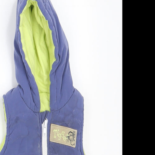 George Boys Blue   Gilet Waistcoat Size 6-9 Months