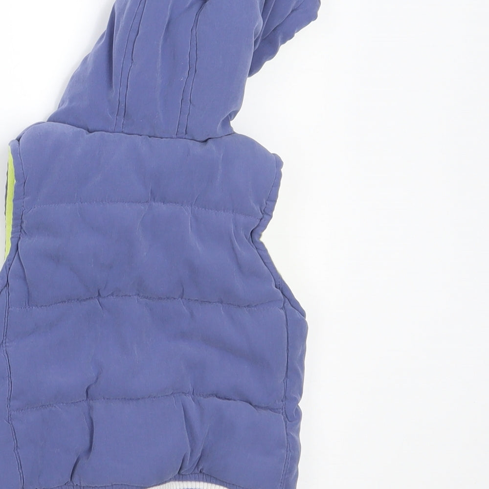 George Boys Blue   Gilet Waistcoat Size 6-9 Months