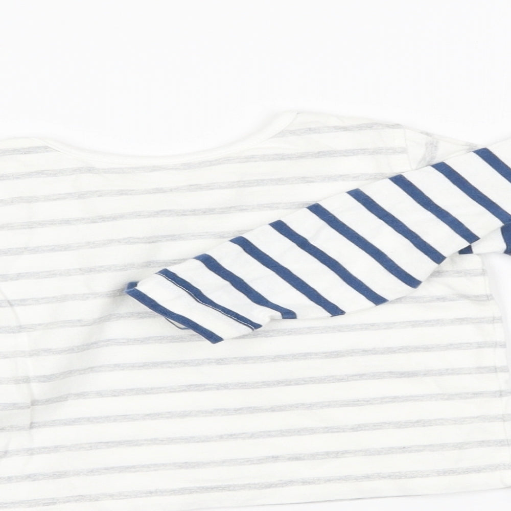 Marks and Spencer Boys Multicoloured Striped  Basic T-Shirt Size 3-6 Months  - PACK OF THREE TSHIRTS