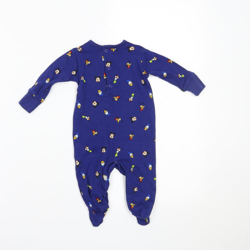 Disney Boys Blue Geometric  Babygrow One-Piece Size Newborn  - LITTLE BEST  FRIEND
