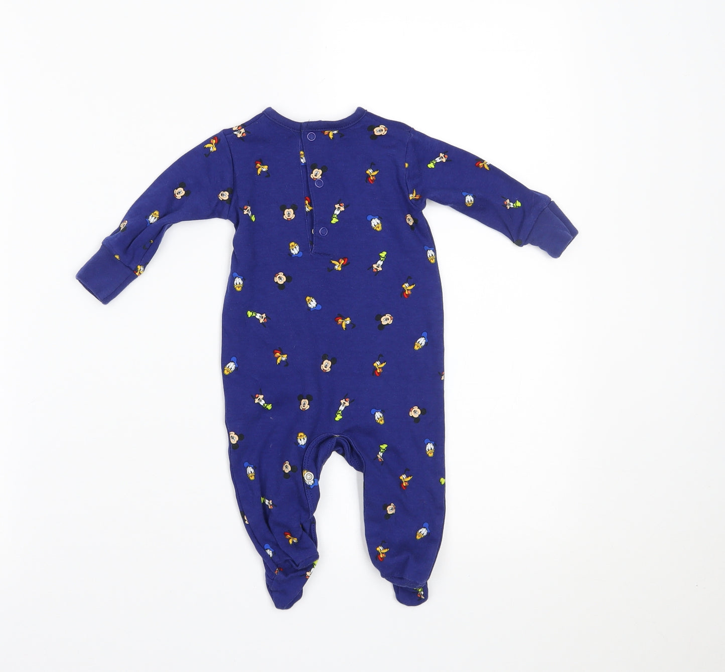 Disney Boys Blue Geometric  Babygrow One-Piece Size Newborn  - LITTLE BEST  FRIEND