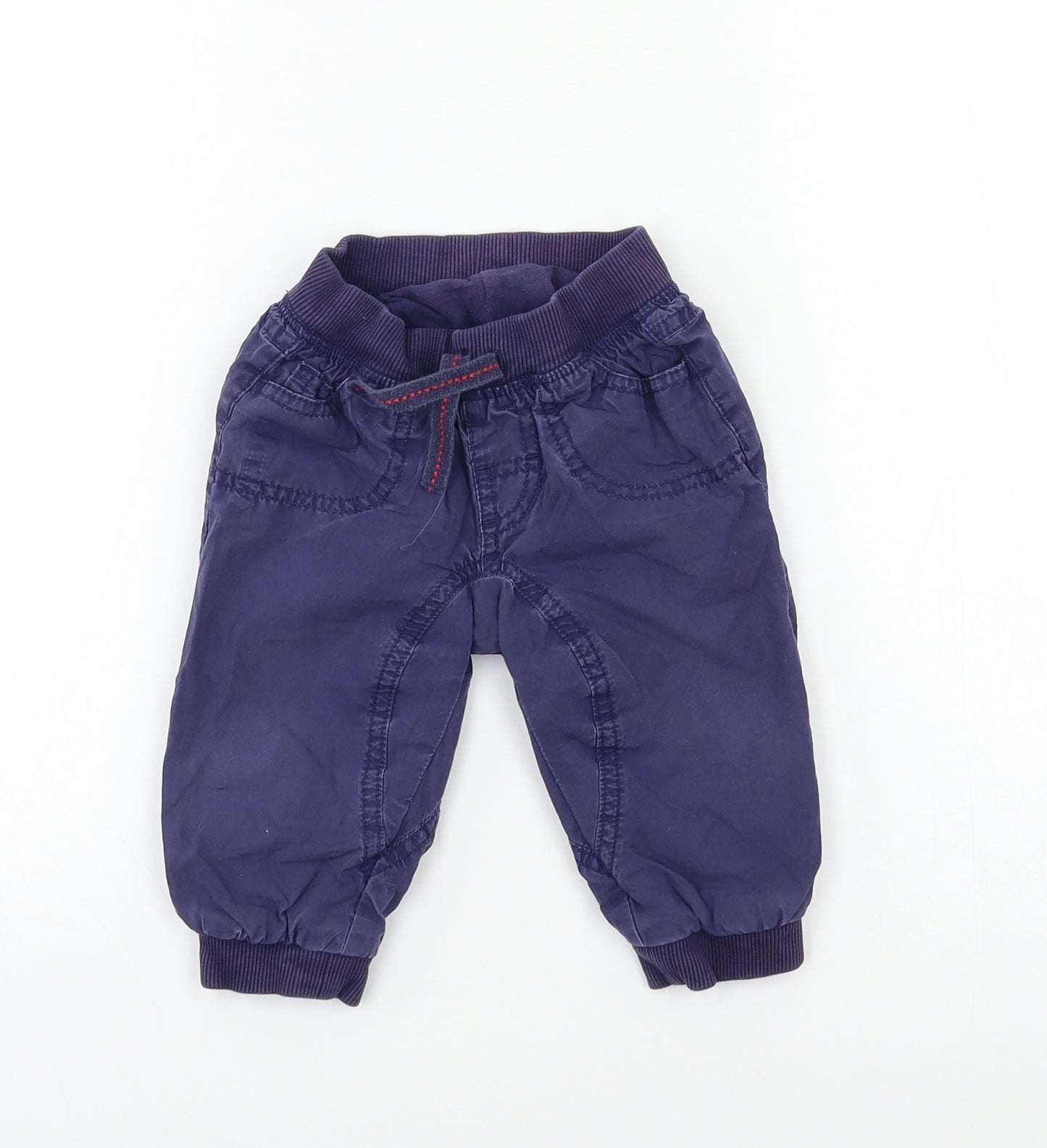 Mothercare Baby Blue   Jogger Trousers Size 6-9 Months