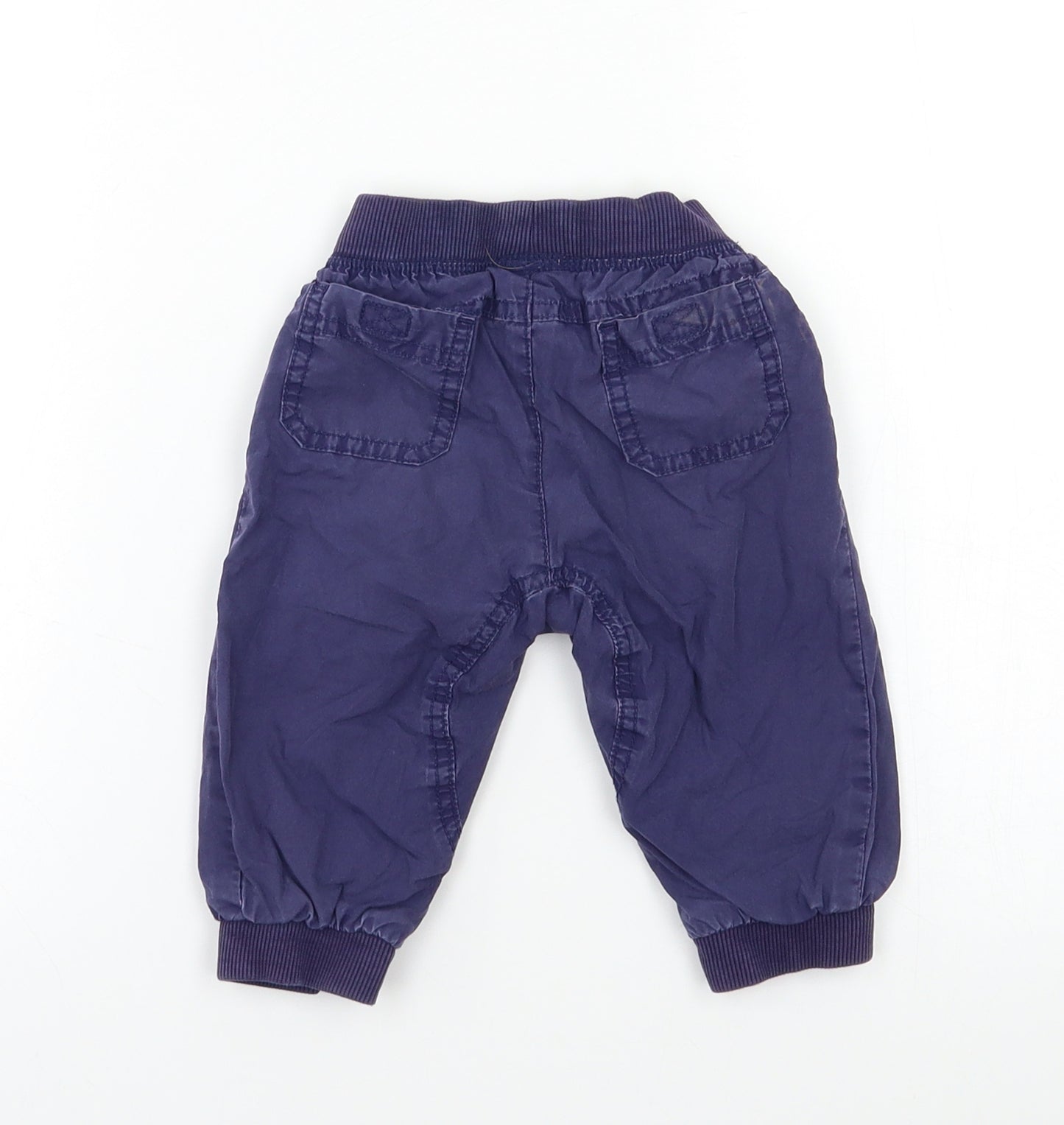 Mothercare Baby Blue   Jogger Trousers Size 6-9 Months