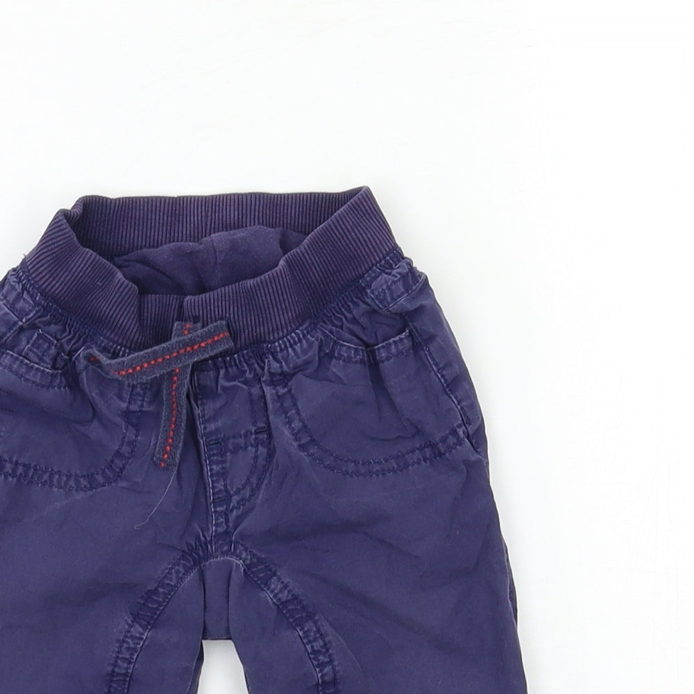 Mothercare Baby Blue   Jogger Trousers Size 6-9 Months