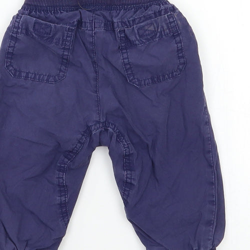 Mothercare Baby Blue   Jogger Trousers Size 6-9 Months