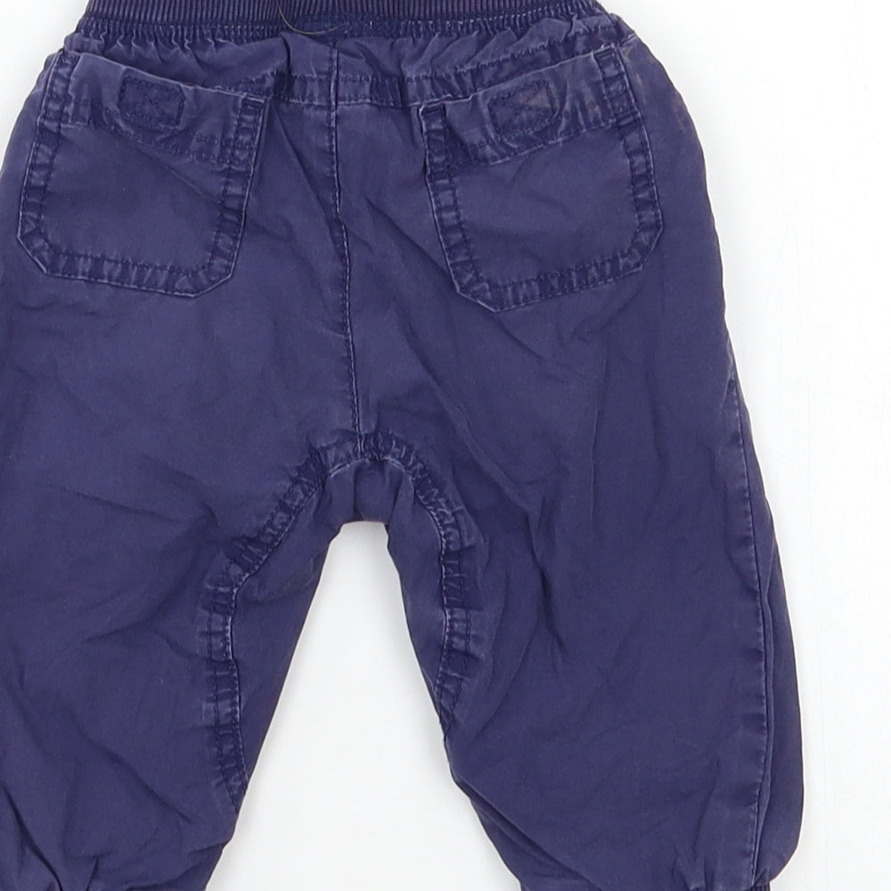 Mothercare Baby Blue   Jogger Trousers Size 6-9 Months
