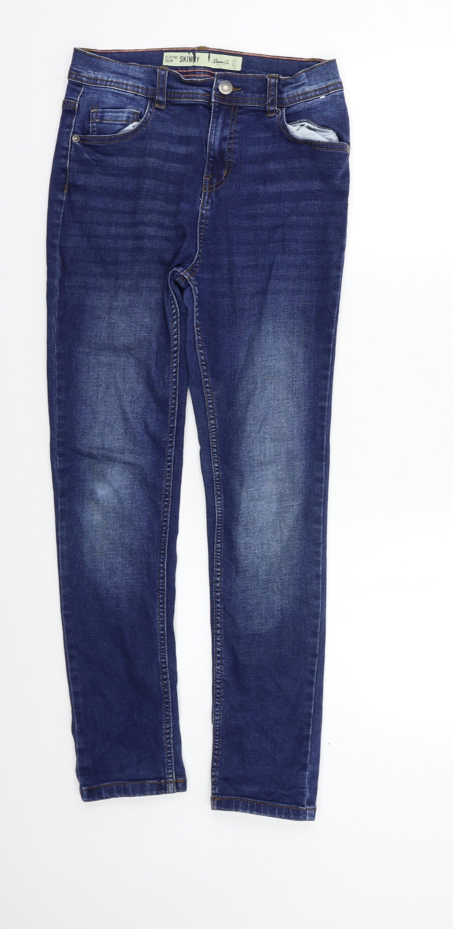 Denim Co. Girls Blue   Skinny Jeans Size 11 Years