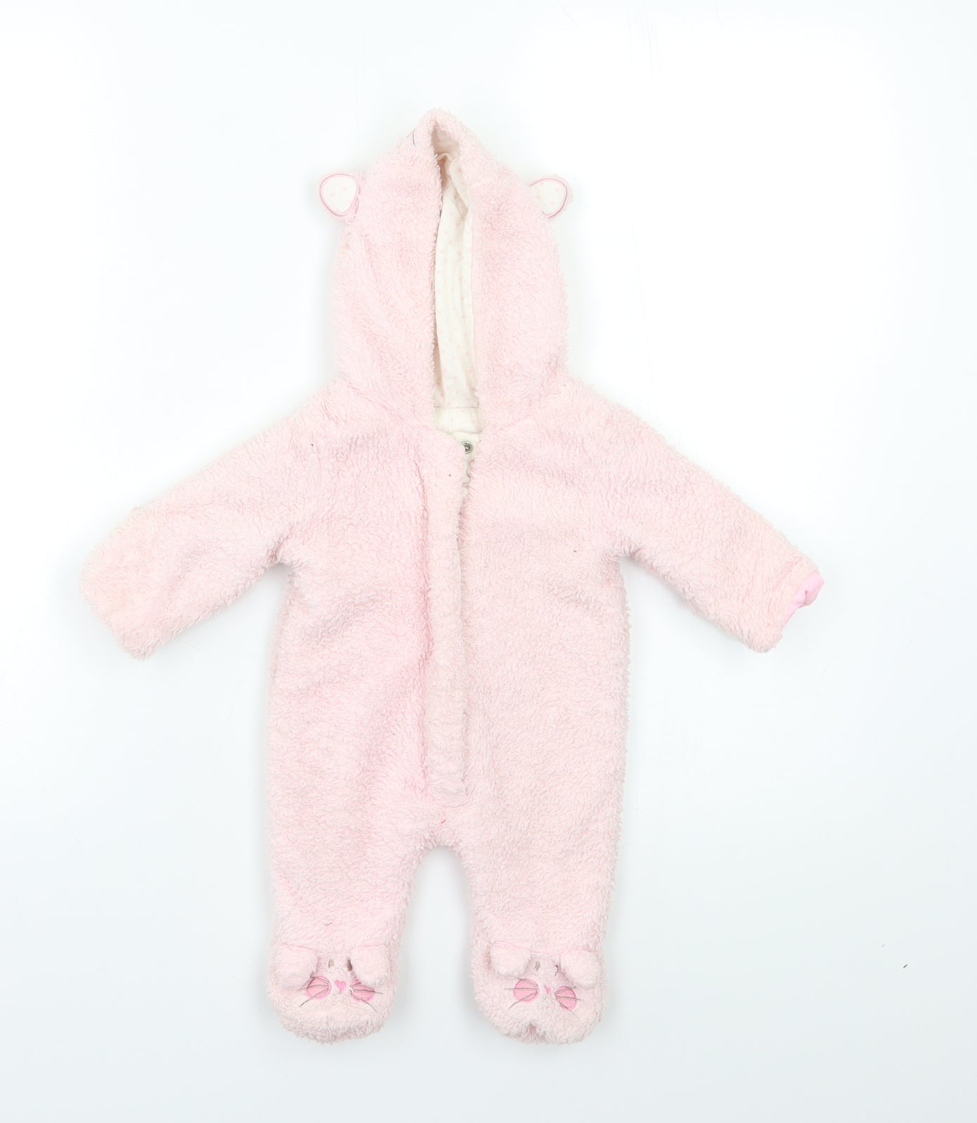 George Baby Pink   Babygrow One-Piece Size 0-3 Months