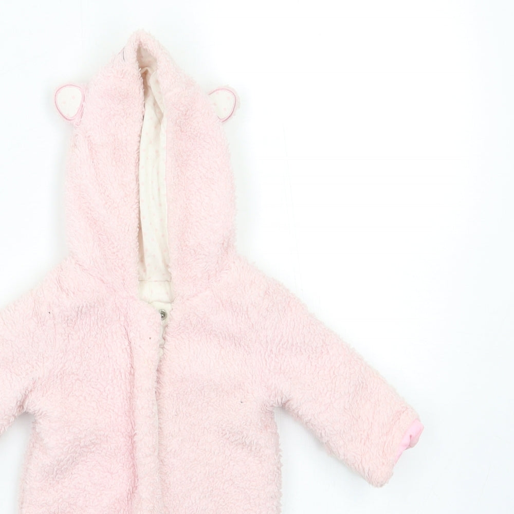George Baby Pink   Babygrow One-Piece Size 0-3 Months