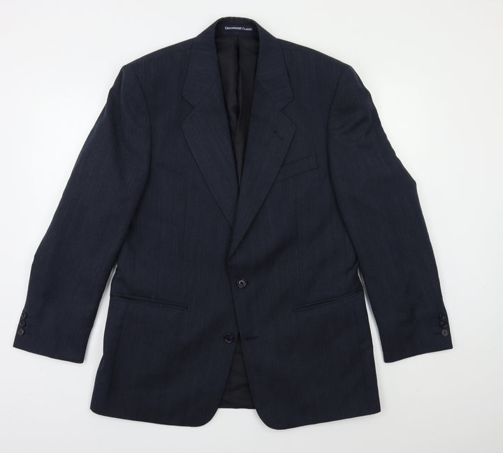 Greenwoods Mens Blue   Jacket Blazer Size 38