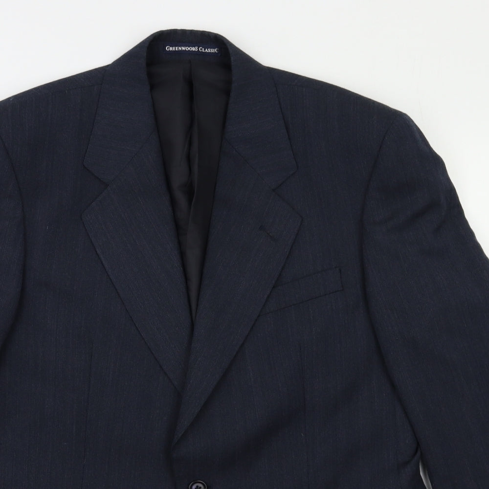 Greenwoods Mens Blue   Jacket Blazer Size 38