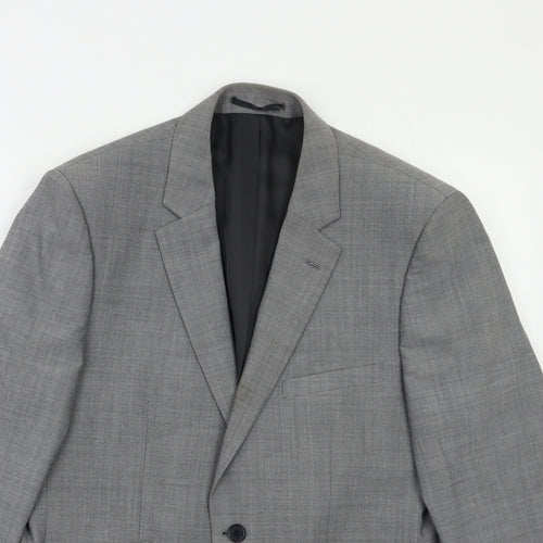 Fellini Mens Grey   Jacket Blazer Size 40