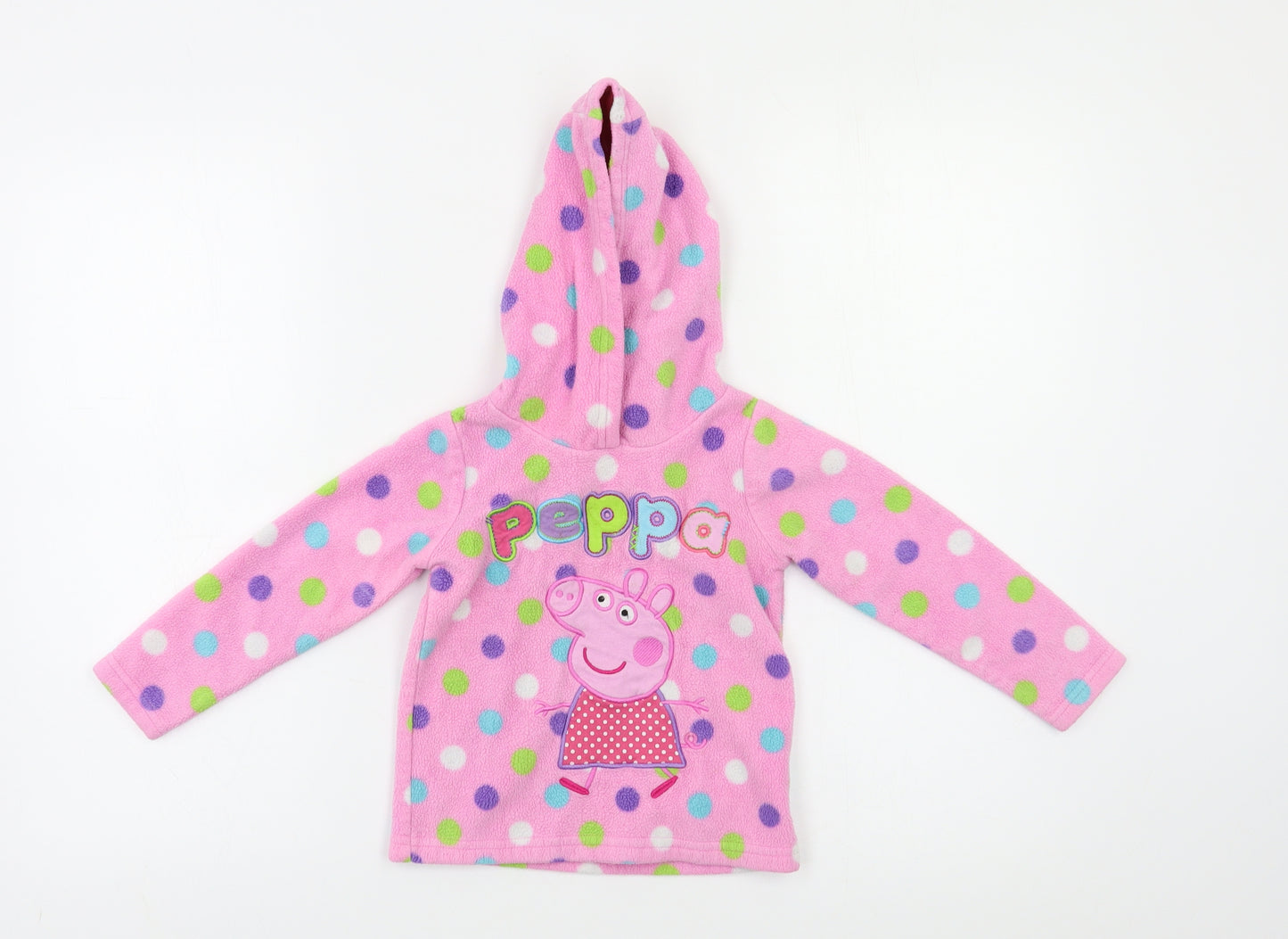 Peppa Pig Baby Pink Polka Dot  Basic Blouse Size 18-24 Months  - Peppa Pig