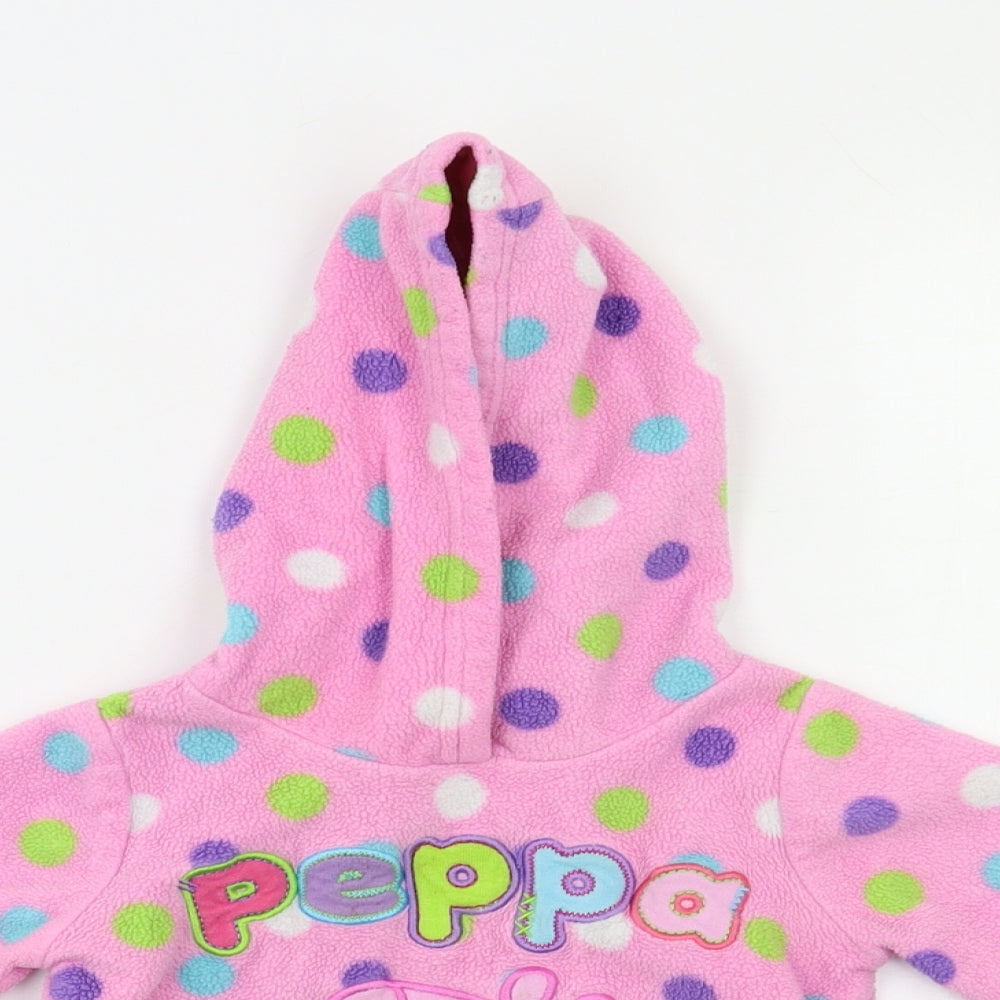 Peppa Pig Baby Pink Polka Dot  Basic Blouse Size 18-24 Months  - Peppa Pig