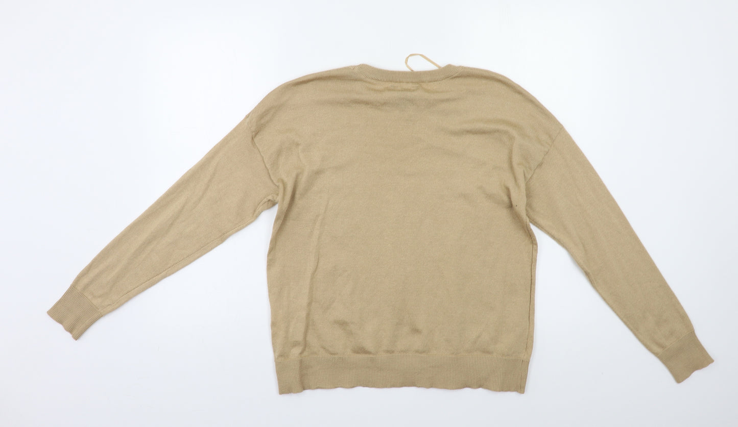 New Look Womens Beige   Pullover Jumper Size S