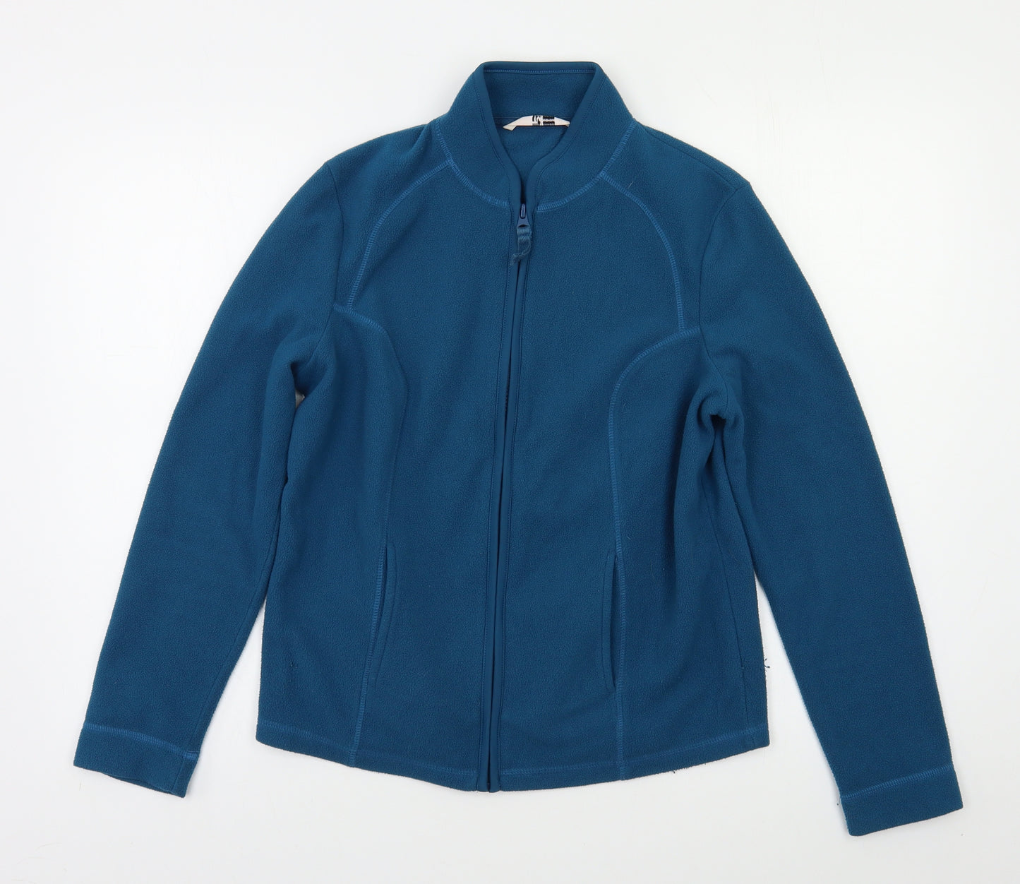 TU Womens Blue   Full Zip Sweatshirt Size 8