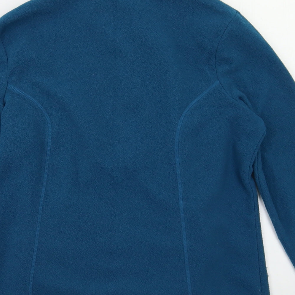 TU Womens Blue   Full Zip Sweatshirt Size 8