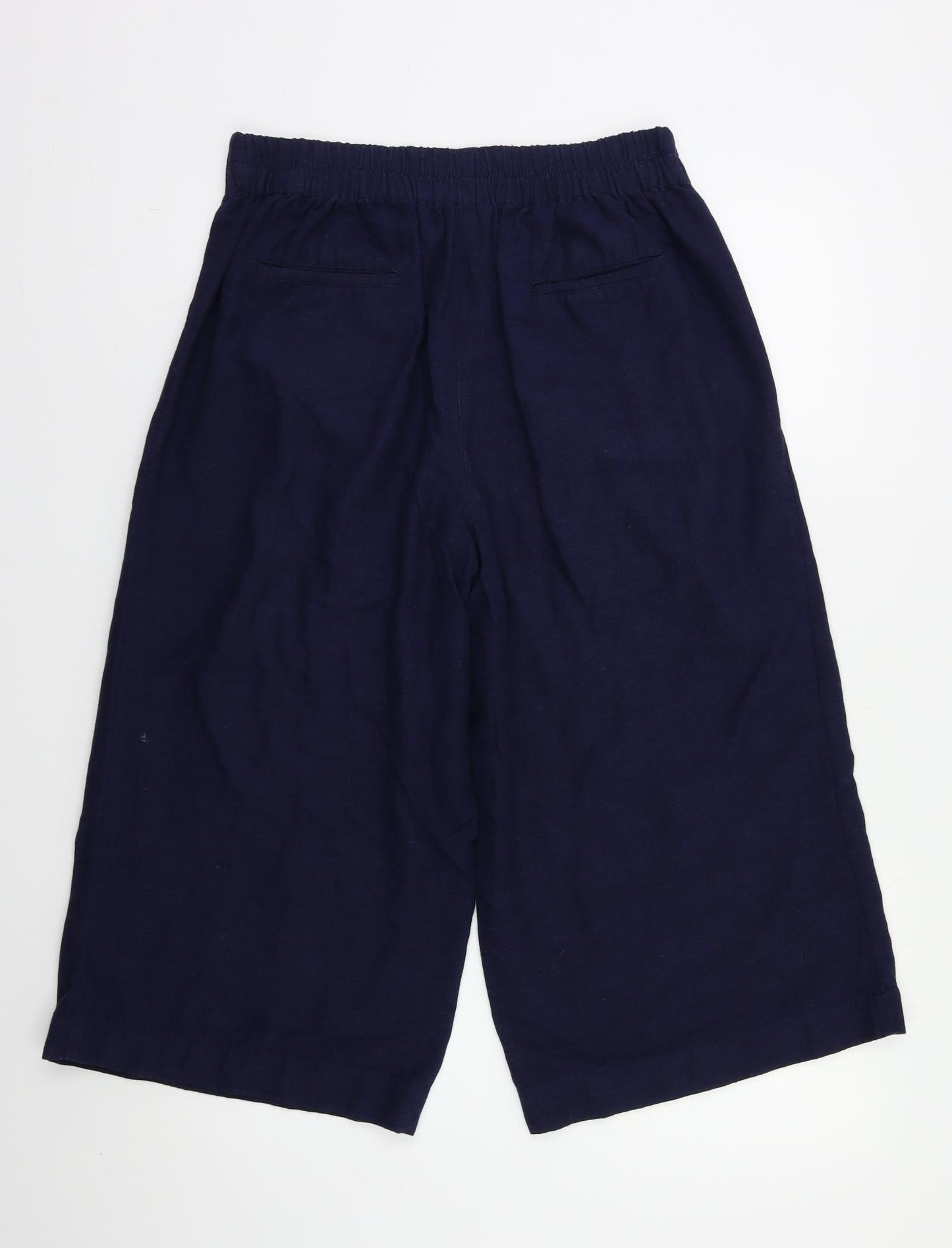 Monsoon Womens Blue   Cropped Trousers Size 12 L20 in