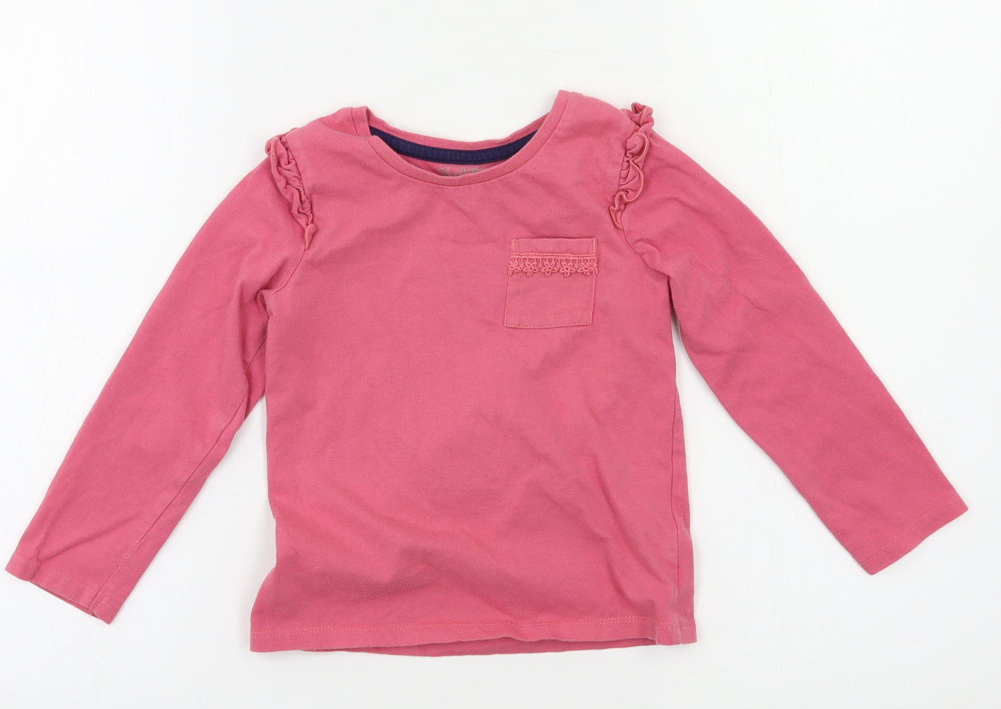 Nutmeg Girls Pink   Basic T-Shirt Size 4-5 Years
