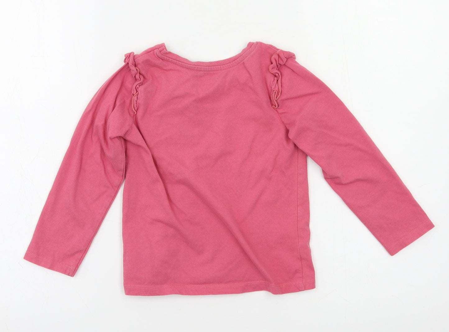 Nutmeg Girls Pink   Basic T-Shirt Size 4-5 Years