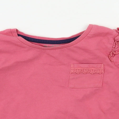 Nutmeg Girls Pink   Basic T-Shirt Size 4-5 Years