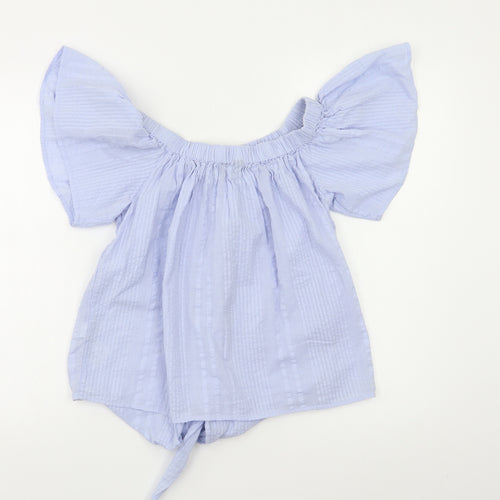 New Look Womens Blue   Basic Blouse Size 6