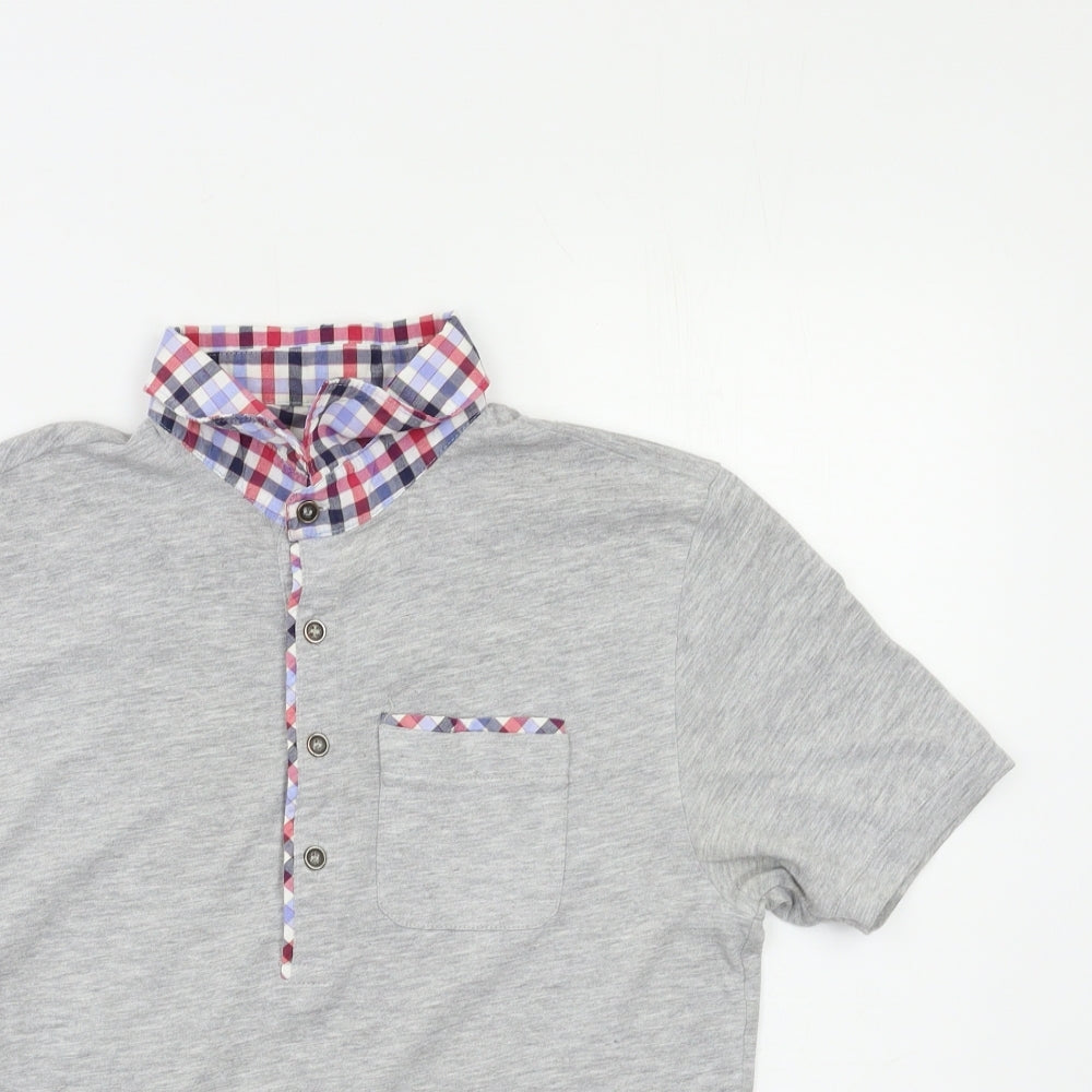 Jekyll & Hyde Mens Grey    Polo Size S