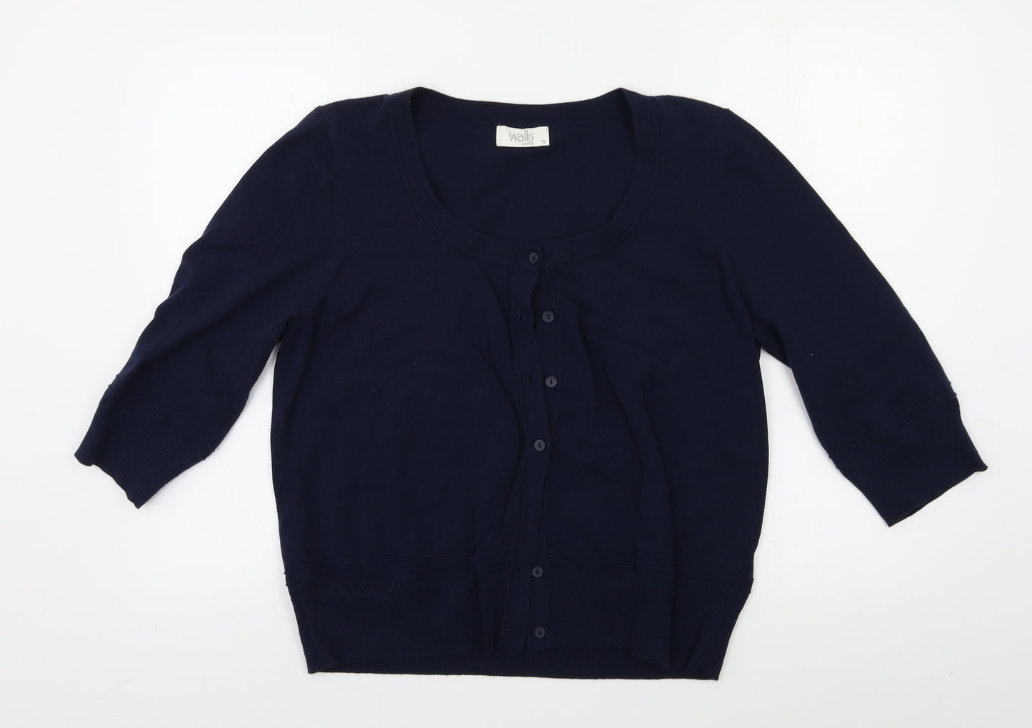 Wallis Womens Blue   Cardigan Jumper Size 18