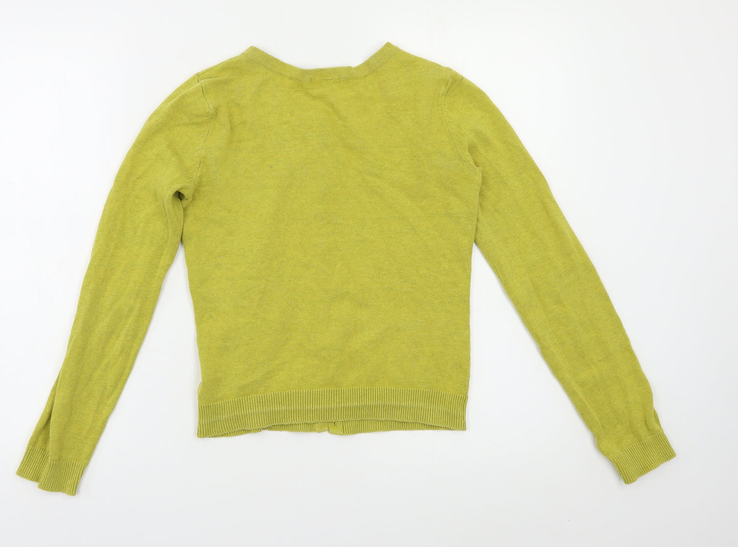 H&M Womens Yellow   Cardigan Jumper Size S