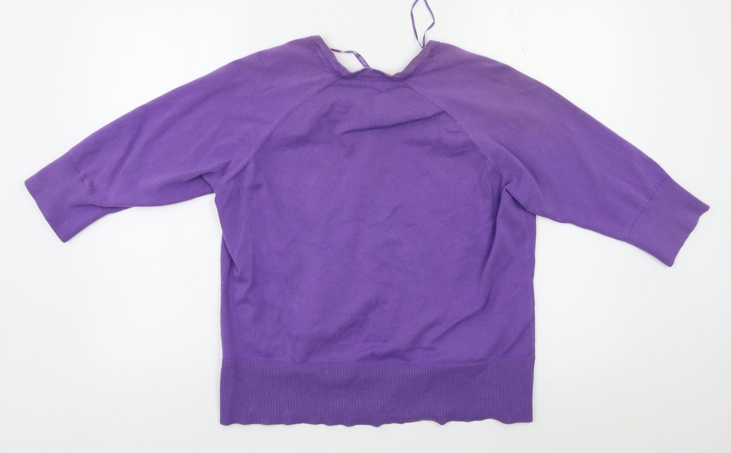 Monsoon Womens Purple   Cardigan Jumper Size 18