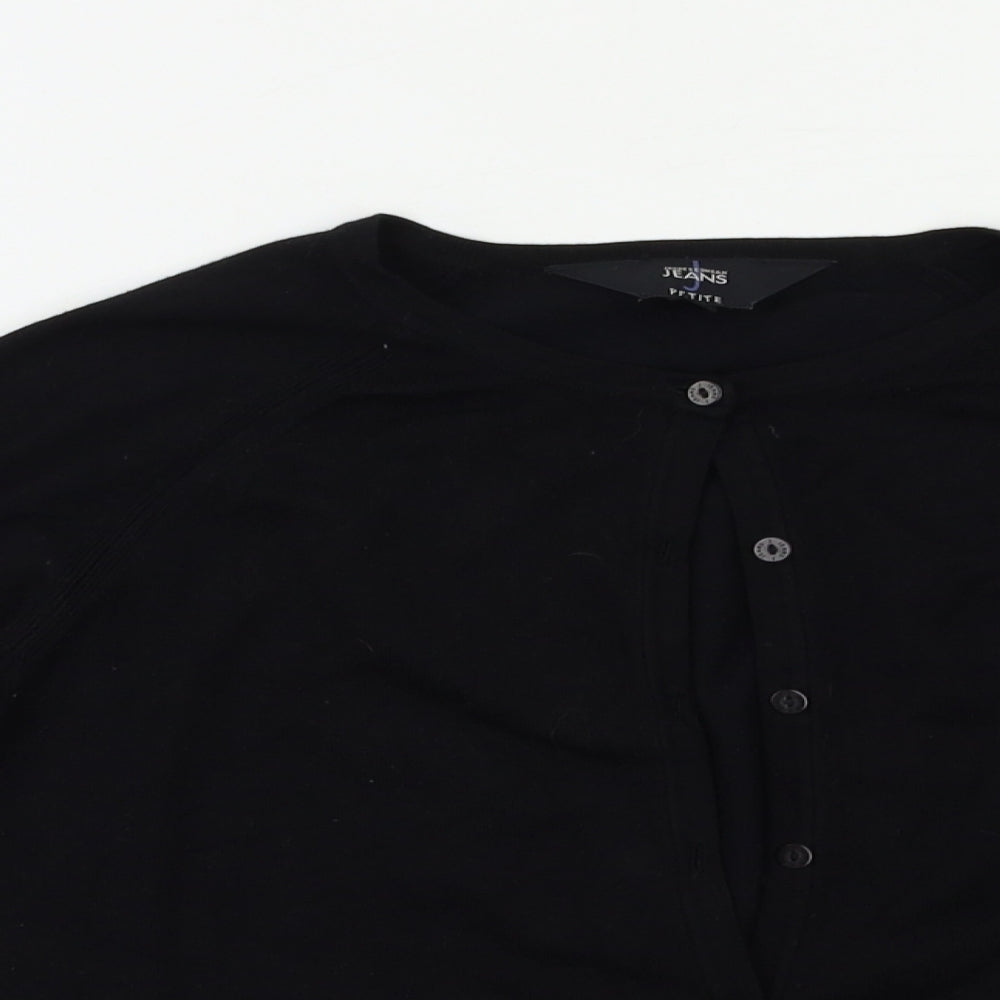 Jasper Conran Womens Black   Cardigan Jumper Size S