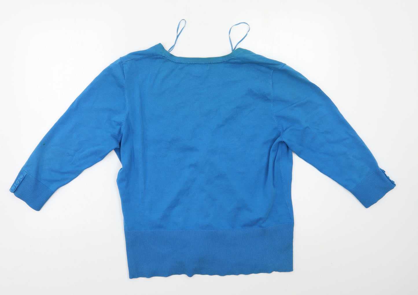 Monsoon Womens Blue   Cardigan Jumper Size 18