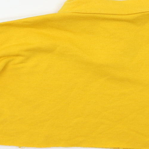 Candy Couture Womens Yellow   Pullover Sweatshirt Size 10
