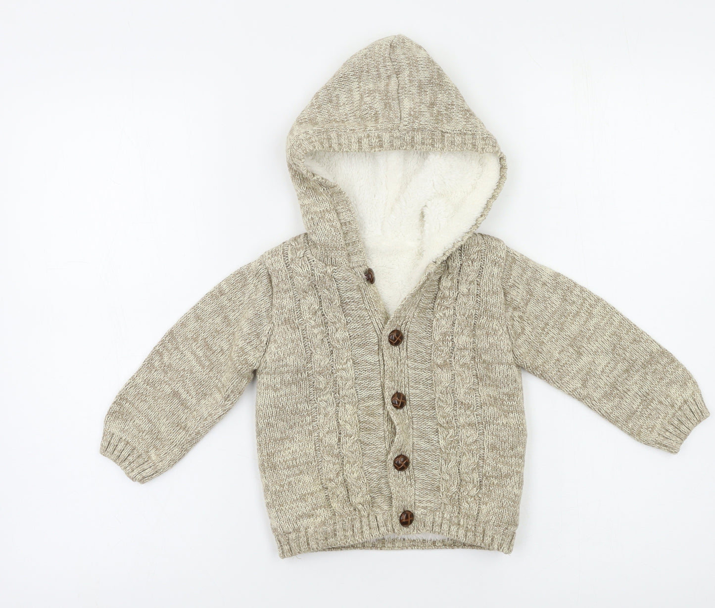 Preworn Baby Beige   Jacket Coatigan Size 12 Months