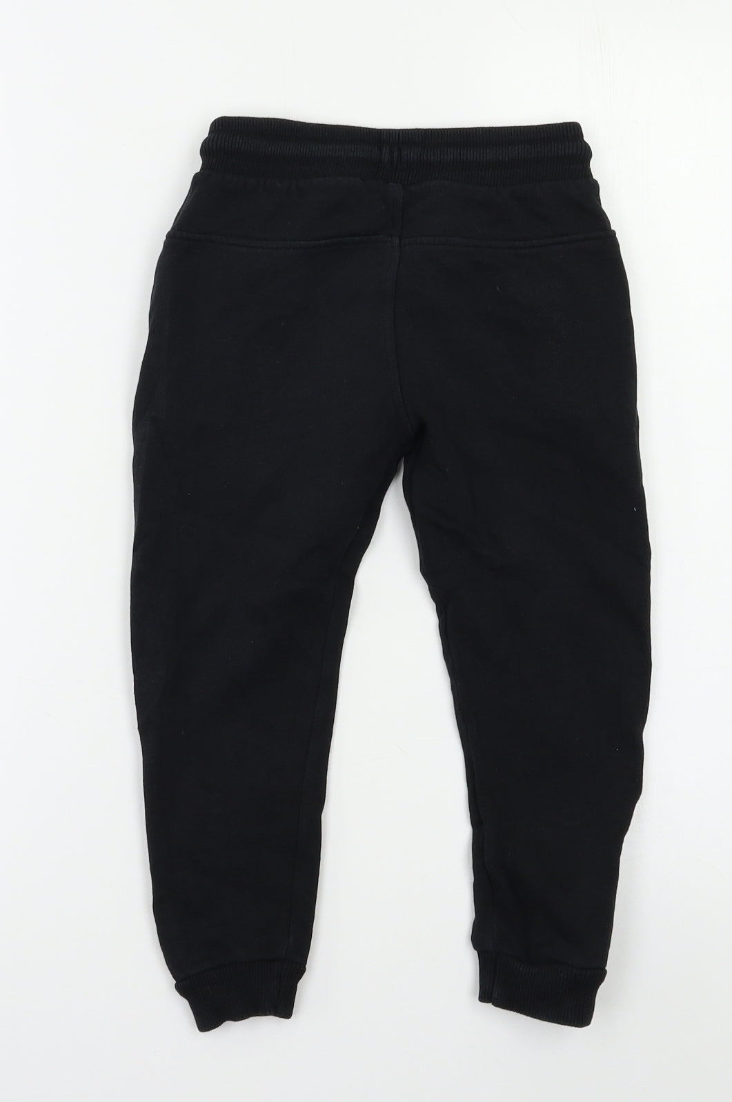 Nutmeg Boys Black   Jogger Trousers Size 3-4 Years