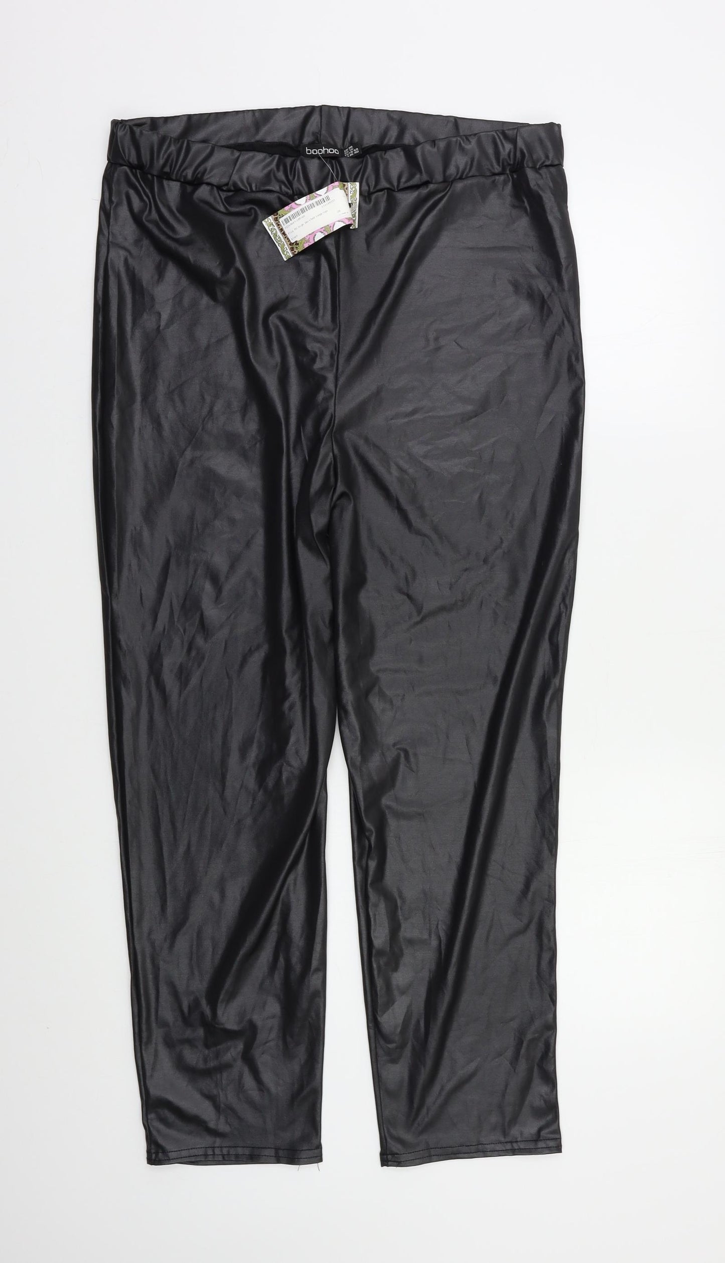 Boohoo Womens Black   Jegging Leggings Size 20 L27 in