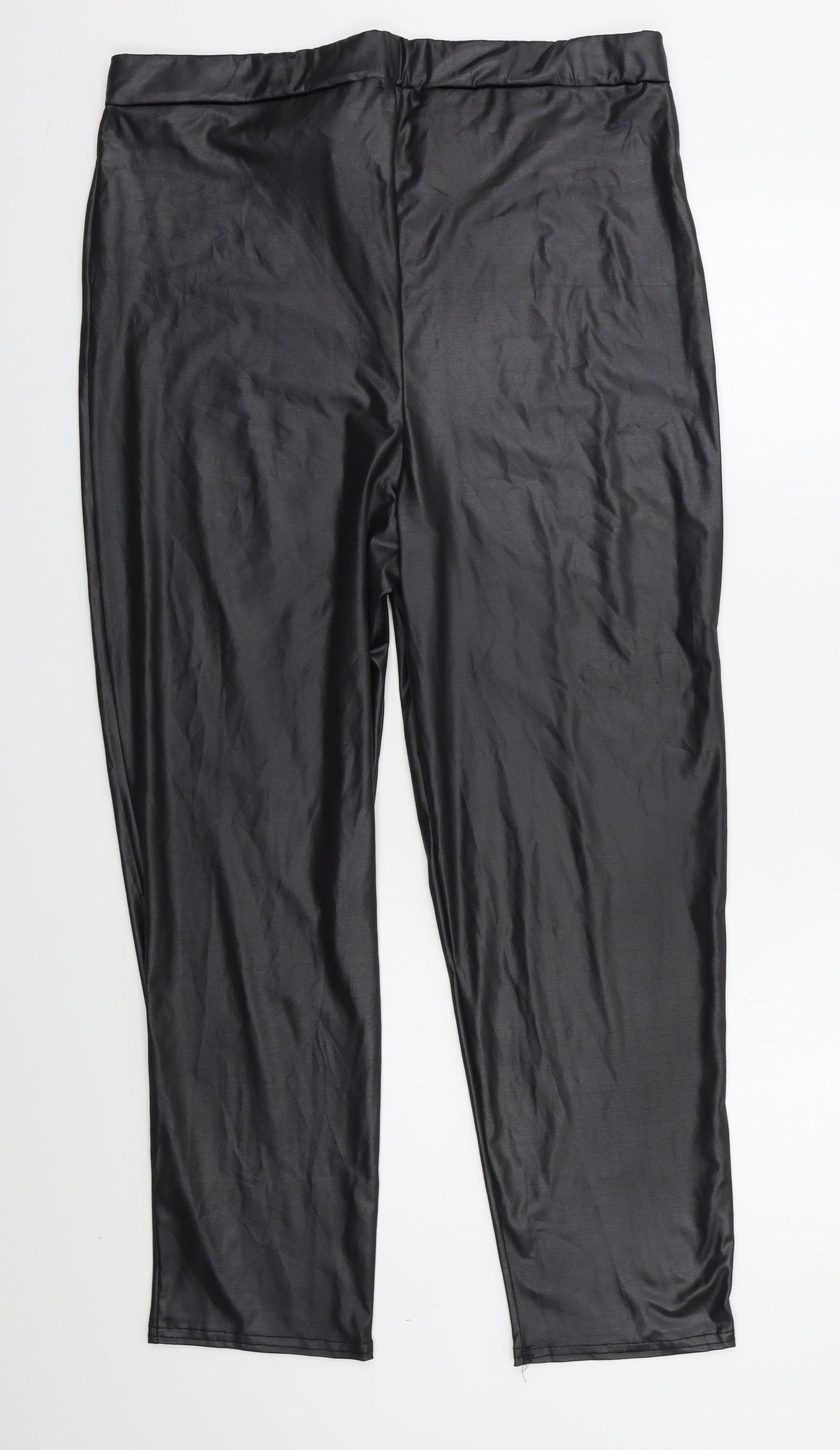 Boohoo Womens Black   Jegging Leggings Size 20 L27 in