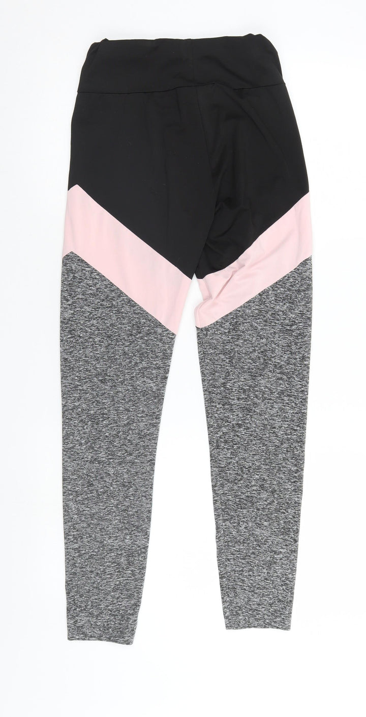 SheIn Womens Multicoloured Leggings Size S L28.5 in