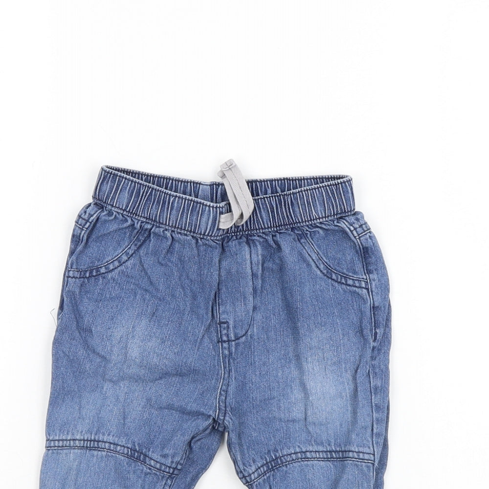 Nutmeg  Blue  Denim Jogger Jeans Size 12-18 Months  - Elastic Waist