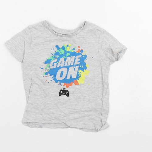 PEP & CO Boys Grey   Basic T-Shirt Size 12-18 Months