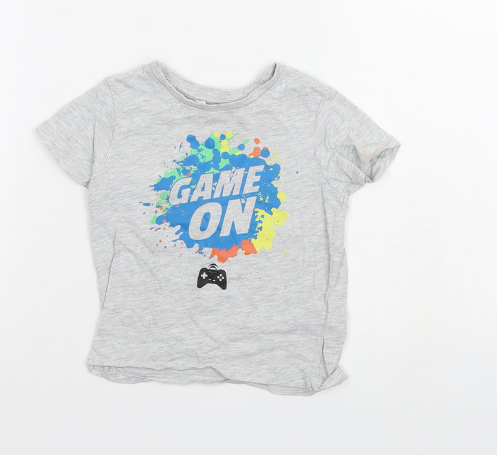 PEP & CO Boys Grey Basic T-Shirt Size 12-18 Months