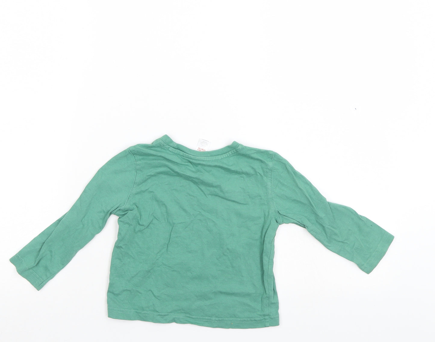 Mini lub Boys Green   Pullover Jumper Size 12-18 Months