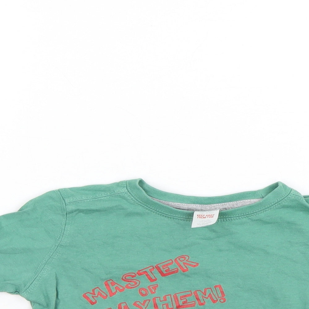 Mini lub Boys Green   Pullover Jumper Size 12-18 Months