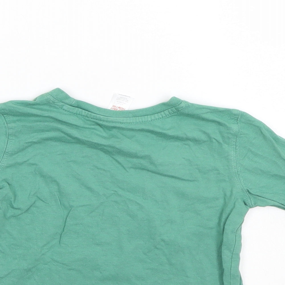 Mini lub Boys Green   Pullover Jumper Size 12-18 Months
