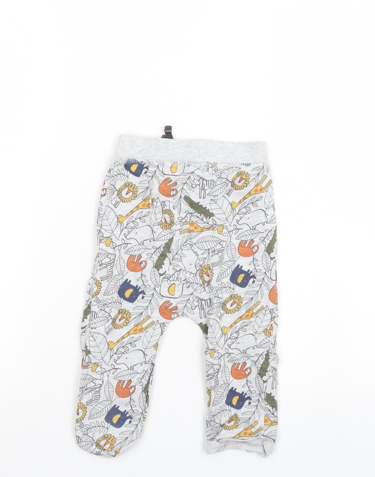 Primark Baby Grey Animal Print  Sweatpants Trousers Size 12-18 Months