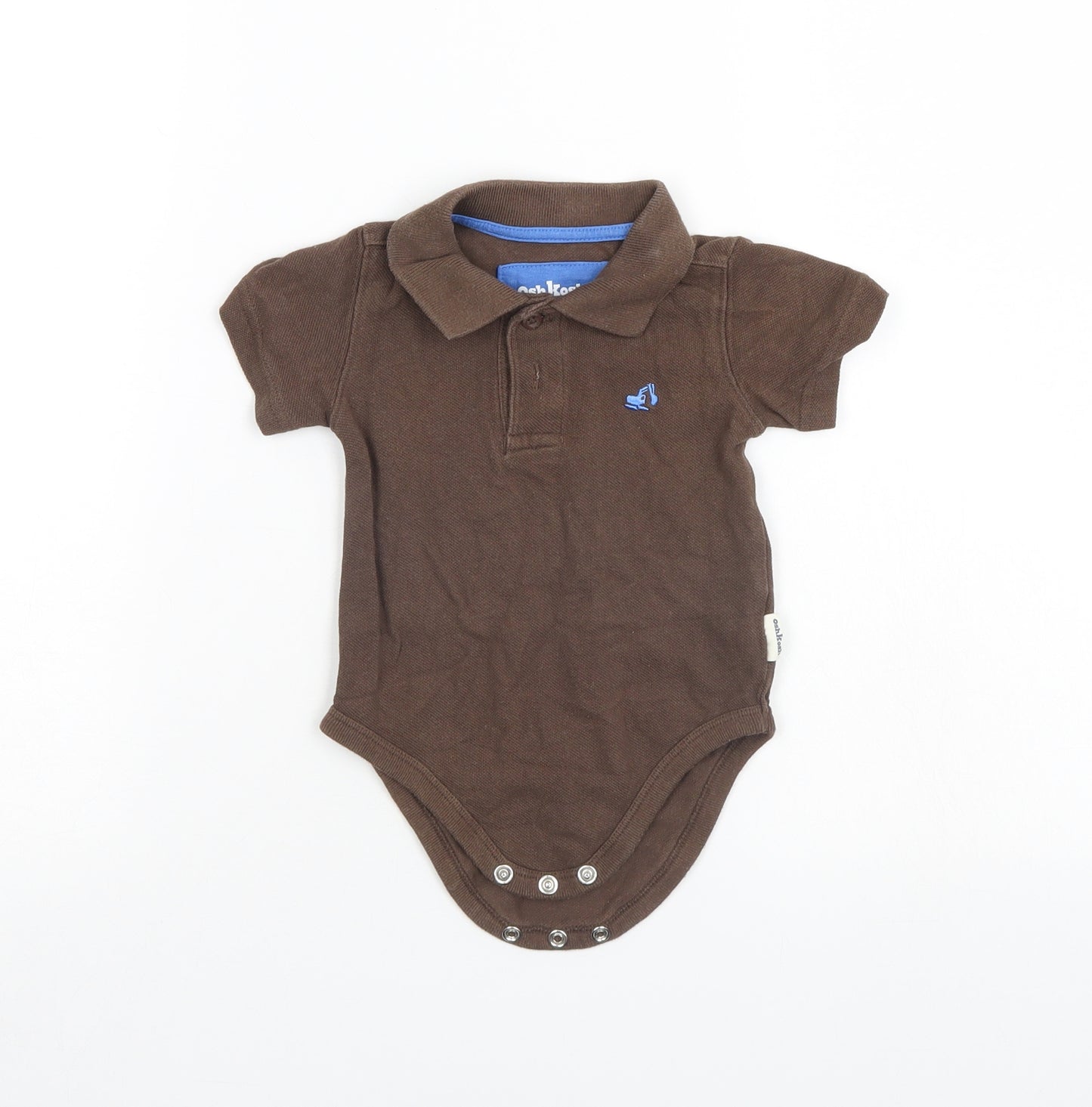 Osh Kosh Boys Brown   Romper One-Piece Size 12 Months