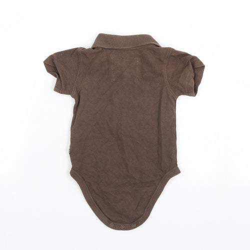 Osh Kosh Boys Brown   Romper One-Piece Size 12 Months